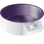 Sencor SKS 4004VT fialová / digitálna kuchynská váha / miska 1L / max. 5 kg / funkcia TARE / dotyk. tlačidlá (8590669104314)