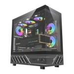 DarkFlash DS950 čierna / Skriňa / ATX / 6x ventilátor 120mm / USB-C 3.2 Gen 2 / 270 ° panel / bez zdroja (DS950 BLK +6F)