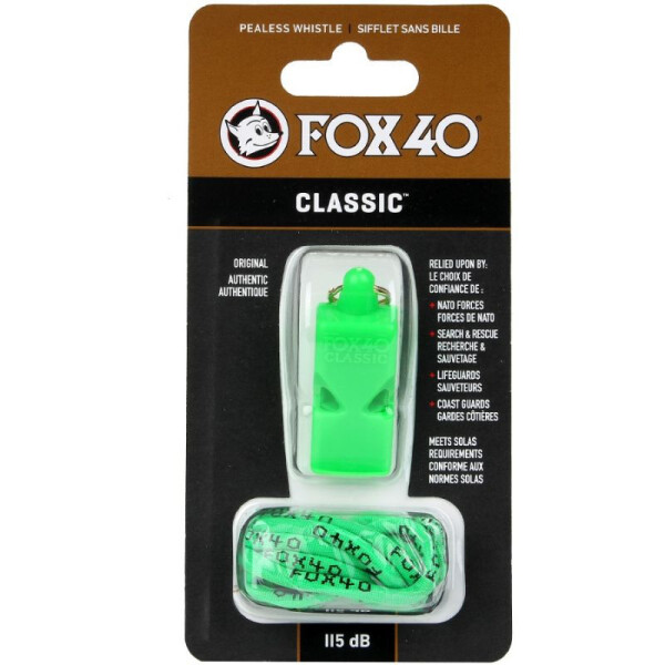 Bezpečnostná píšťalka Fox 40 Classic 9903-1408 115 dB