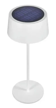 RealPower LED solárna stolná lampička biela / Lampička / dobíjacia / stmievateľná / IP44 (458434)