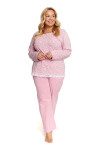 Dámske pyžamo 7151 plus - Doctornap Růžová 3XL