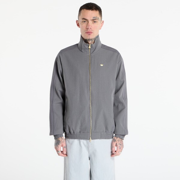 Mikina adidas Firebird Loose Pinstripes Track Top Grey Four XL