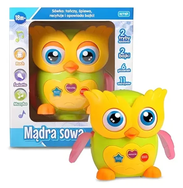MĄDRA SOWA Vzdelávacia hračka E-Edu
