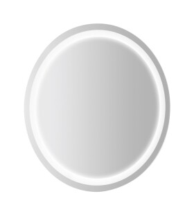 SAPHO - NYX guľaté zrkadlo s LED osvetlením, priemer 50cm NY500