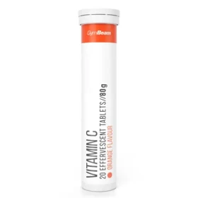 Vitamín C 1000 mg šumivý - GymBeam (pomaranč, 20 tab.) (29943-8-pomaranč-20tab)
