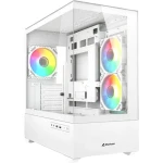 Sharkoon MK6 RGB biela / ATX / 2x USB 3.2 / 1x USB-C / 3x 120mm / bez zdroja / priehľadná bočnica (4044951041800)