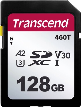 Transcend 460T SDXC 128 GB UHS-I/U3 A2 V30 (TS128GSDC460T-VS1)