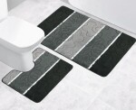 Kúpeľňová sada - AVANGARD 60x100+60x50 700/442 šedé kvety