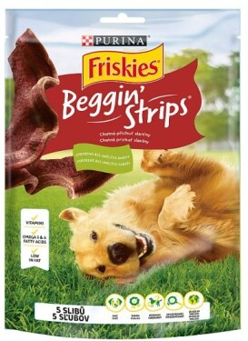FRISKIES Beggin Strips 6x120g s príchuťou slaniny