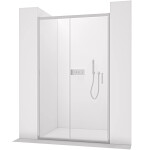 CERANO - Sprchové posuvné dvere Orlano L/P - 5 mm - chróm, transparentné sklo - 140x195 CER-8050BD74893