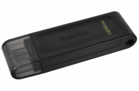 Kingston DataTraveler 70 128GB čierna / Flash Disk / USB 3.2 Gen 1 - (USB-C 3.0) (DT70/128GB)