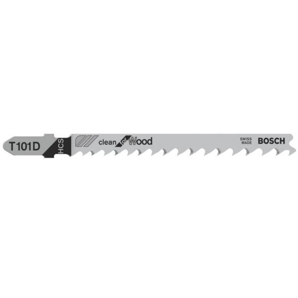 Bosch Accessories 2608630032 Jigsaw blade T 101 D Clean for Wood 5 ks; 2608630032