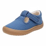 Chlapčenské barefoot papuče KIRBY JEANS - modré - 27