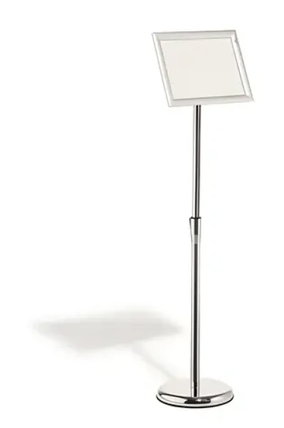Durable 479823 / Informačný stojan / A4 / Hliníkový rám / Výška 770-1205 mm (479823)