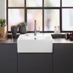 VILLEROY & BOCH - Keramický drez Single-bowl sink White alpin modulový 595 x 630 x 220 bez excentra 632061R1 2. akosť
