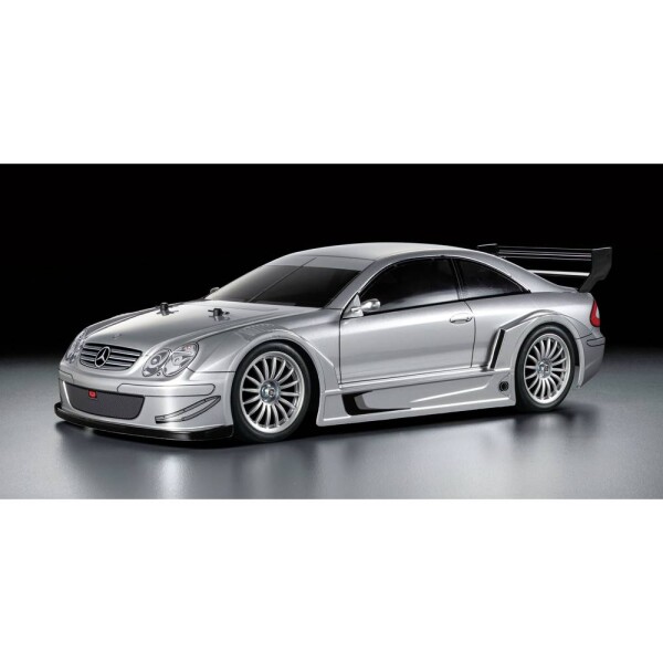 Tamiya TT-02 1:10 RC 2002 Mercedes-Benz CLK AMG Racin komutátorový 1:10 RC model auta elektrický športové auto 4WD (4x4) BS; 58722-600