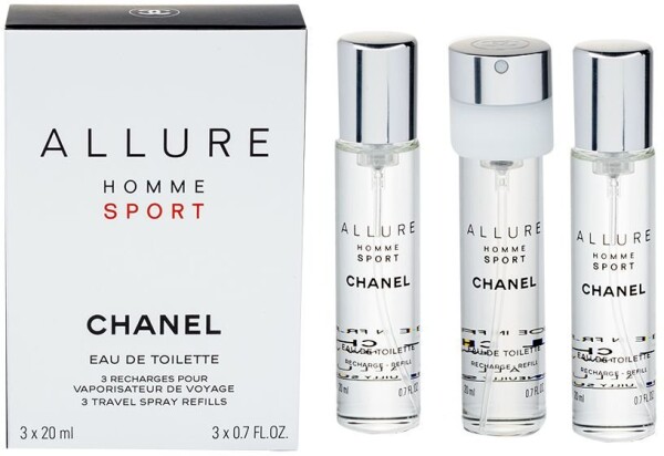 Chanel Allure Homme Sport - EDT náplň (3 x 20 ml) 60 ml