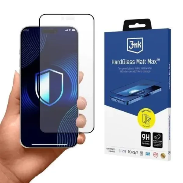 3mk HardGlass Matt Max ochranné sklo pre Apple iPhone 17 Pro (5903108679985)
