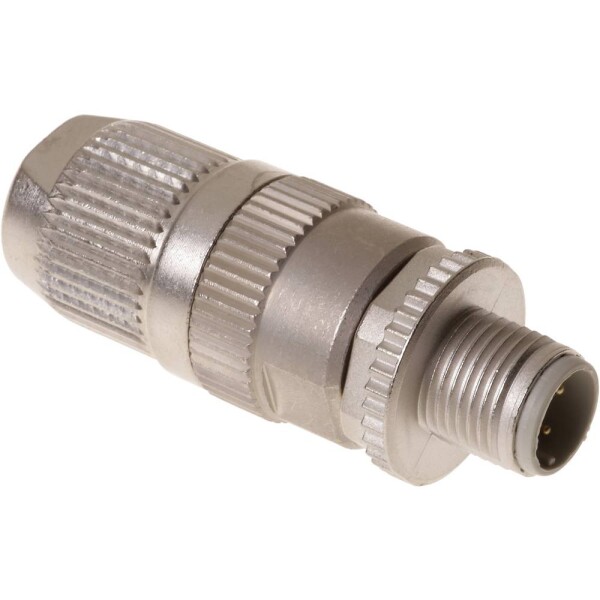 HARTING HARAX® M12-L dátový zástrčkový konektor pre senzory - aktory, 21032811405, piny: 4, 1 ks; 21032811405