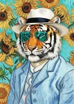 Trefl Puzzle Premium PLUS: Pán Tiger a Slnečnica