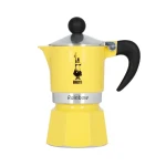 Bialetti Rainbow moka kanvička na 1 šálku 50 ml žltá (8006363018524)