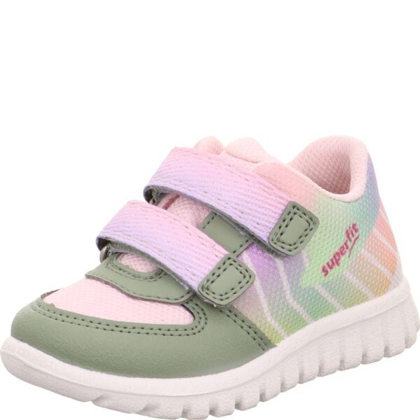 Dievčenské barefoot tenisky SPORT7 MINI Light Green/Purple Superfit 1-006183-7500 - 25