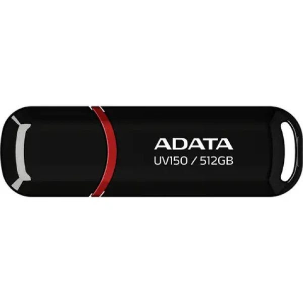 ADATA AUV 150 512GB čierna / USB 3.2 / USB-A / čítanie až 100 MB/s (AUV150-512G-RBK)
