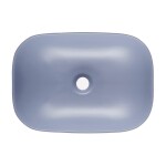 Umývadlo na dosku SAT Infinitio 45,5x32,5 cm tmavo modrá mat bez prepadu SATINF4532DBLM SATINF4532DBLM