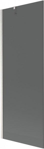 MEXEN/S - Next vaňová zástena FIX 70 x 150, grafit, nikel kartáčovaná 895-070-000-00-40-97