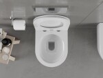 MEXEN/S - Carmen Závesná WC misa vrátane sedátka s slow-slim, duroplast, biela 30880300