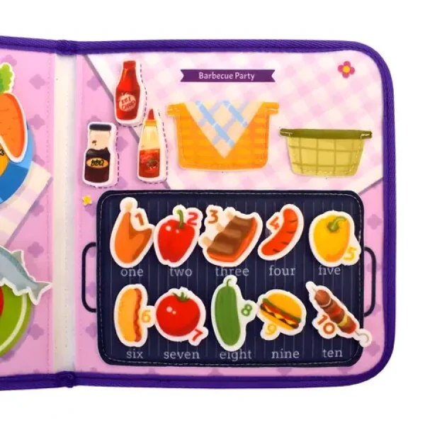 2KIDS TOYS Senzorická busy kniha Varenie