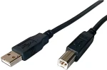 Sharkoon USB 2.0 AB čierna / Kábel / USB-A - USB-B / 2 m (4044951015269)
