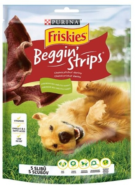 FRISKIES Beggin Strips 6x120g s príchuťou slaniny