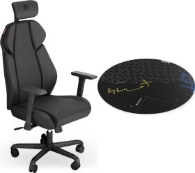 Endorfy Fotel Endorfy Meta BK czarny (EY8A005) + Floor Pad FP110C