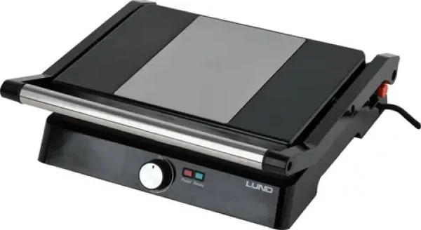 Lund Kontaktný gril 3 v 1 čierna / Kontaktný gril / 2000 W / rozklad 180 ° / plocha 29x23 cm (TO-67451)