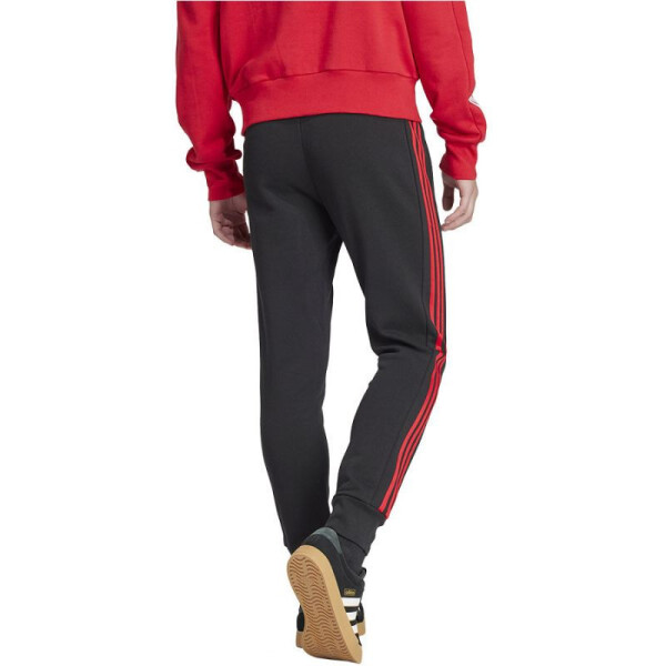 Pánske tepláky M IT4179 čierno-červené - Adidas XL