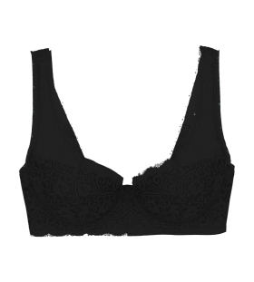 Dámska podprsenka Amourette WHP - BLACK - black 0004 - TRIUMPH BLACK 75B