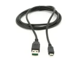 Gembird obojstranný kábel USB 2.0 AM - Micro-USB / 1 m / čierny (CC-MUSB2D-1M)