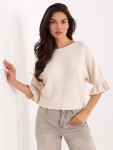 Jumper IT SW 99244.65 svetlo béžový jedna velikost