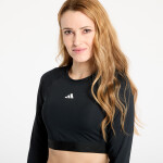 Tričko adidas Hyperglam Training Cropped Long Sleeve Long-Sleeve Top Black/ White M