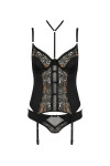 Korzet Casmir Divine farba:čierna L/XL