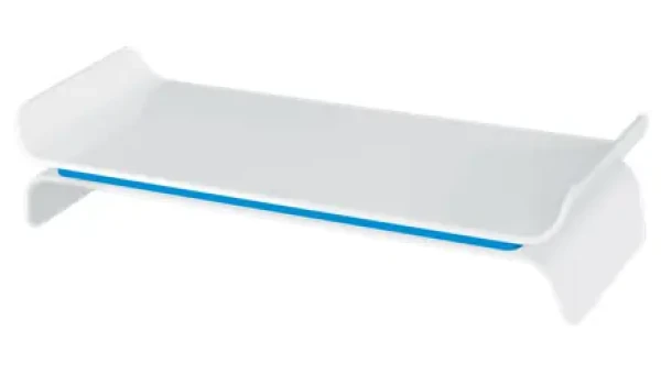 Leitz Wow modro-biela / Stojan pod monitor / do 27" (65040036)