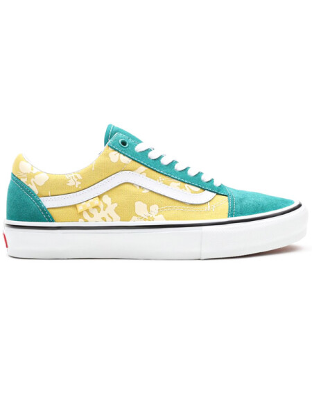 Vans Skate Old Skool (ALOHA) MARINE/GOLD pánske letné topánky - 40,5EUR