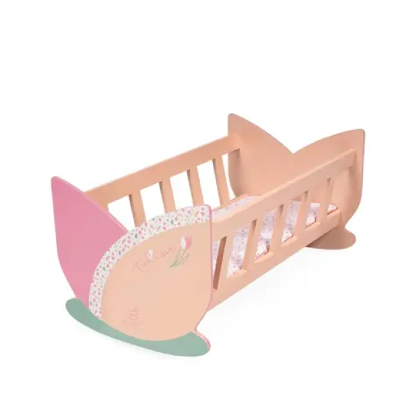 DeCuevas 55174 Drevená kolíska pre bábiky Tulipe 2025