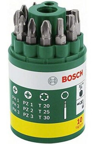 BOSCH 2607019452 / Sada bitov 10 ks (2607019452)