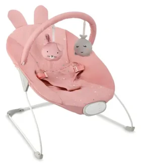 Momi GLOSSY ružová / Vibračné lehátko s melódiami / 8 melódií / 3 úrovne vibrácií (BULE00042)