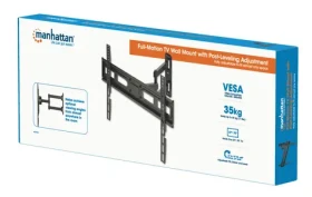 Manhattan Full Motion nástenný držiak TV / Držiak pre TV / VESA až 600x400 mm / 37-70" / nosnosť 35 kg (462426)