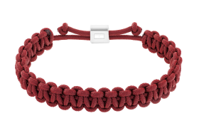 Tommy Hilfiger Červený paracord náramok Braided 2790494