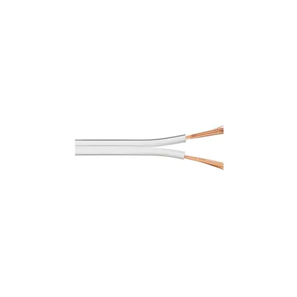 MicroConnect Reproduktorový kábel biela / 2 x 1,5 mm2 / 25 m (AUDSPEAKER4)