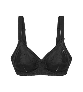 Dámska podprsenka Doreen + Cotton 01 N - BLACK čierna - Triumph BLACK 95D